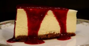 Cheesecake au coulis 